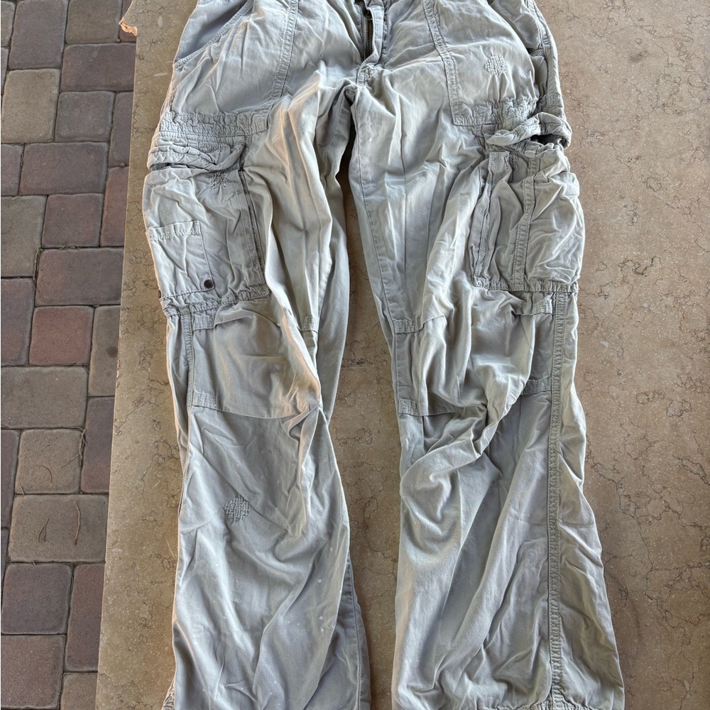 Men's Cargo Pants - Light Gray
